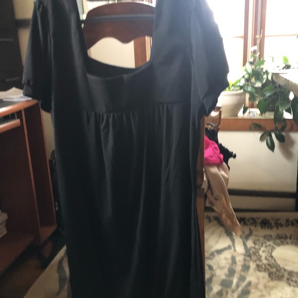 Kristen Nicole black square neck shirt - Picture 4 of 4